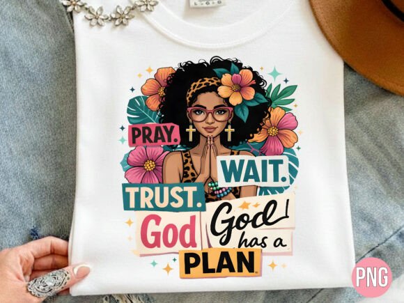 Black Woman God Plan Christian T-Shirt Designs