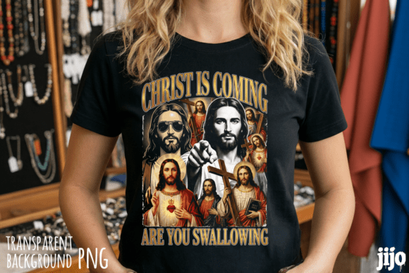 Christ is Coming Jesus PNG — T-Shirt Designs