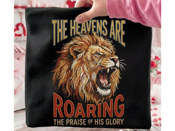 Heavens Roaring Tiger Christian T-Shirt Designs