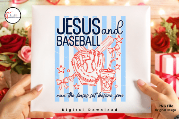 Jesus and Baseball Game Dady Tshirt PNG