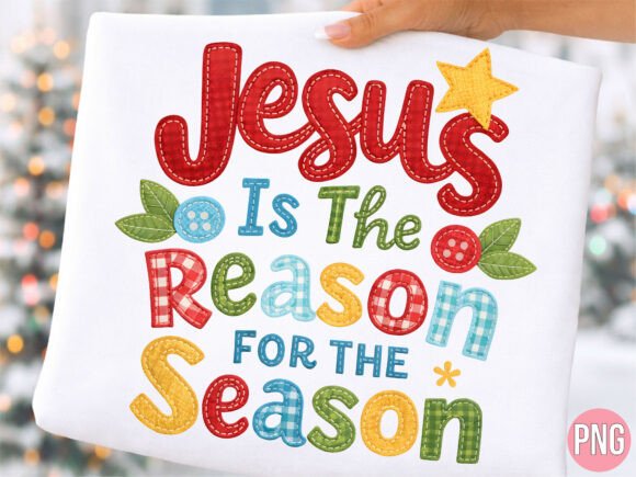 Jesus Reason the Season Christian PNG — T-Shirt Designs